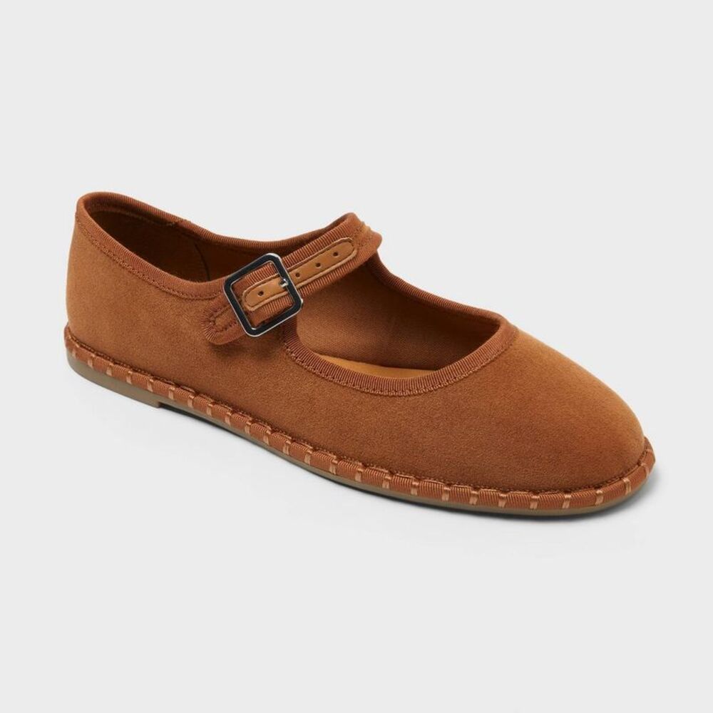 Women's Halston Flats - Universal Thread Cognac 7.5